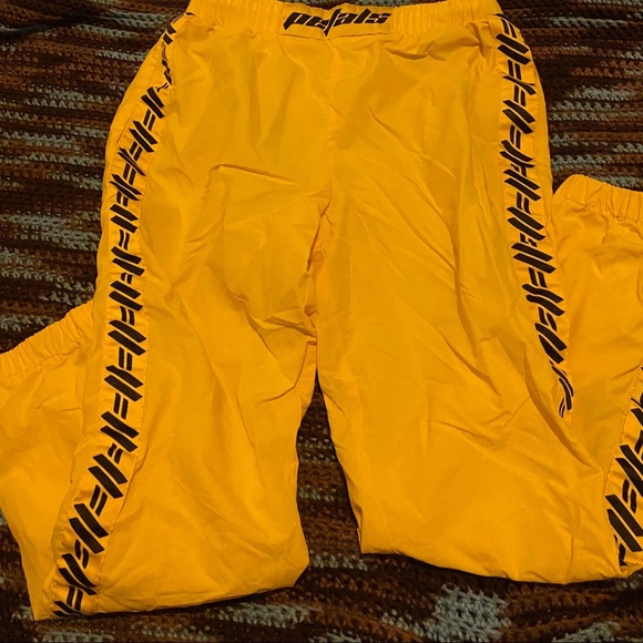 Zumiez Pants - yellow track pants <3